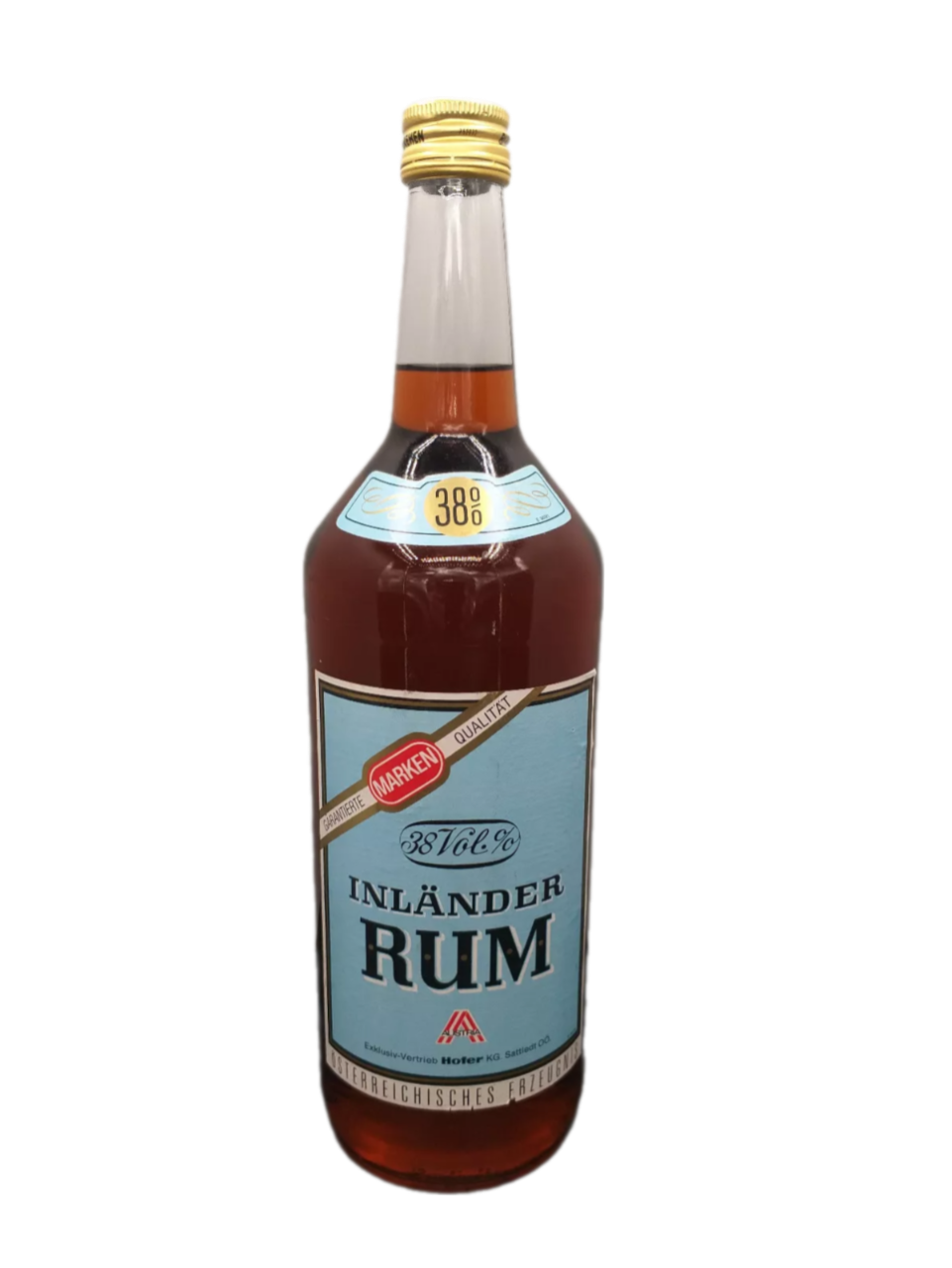 Hofer Inänder Rum 38% VOL. (1x1,0ltr.)
