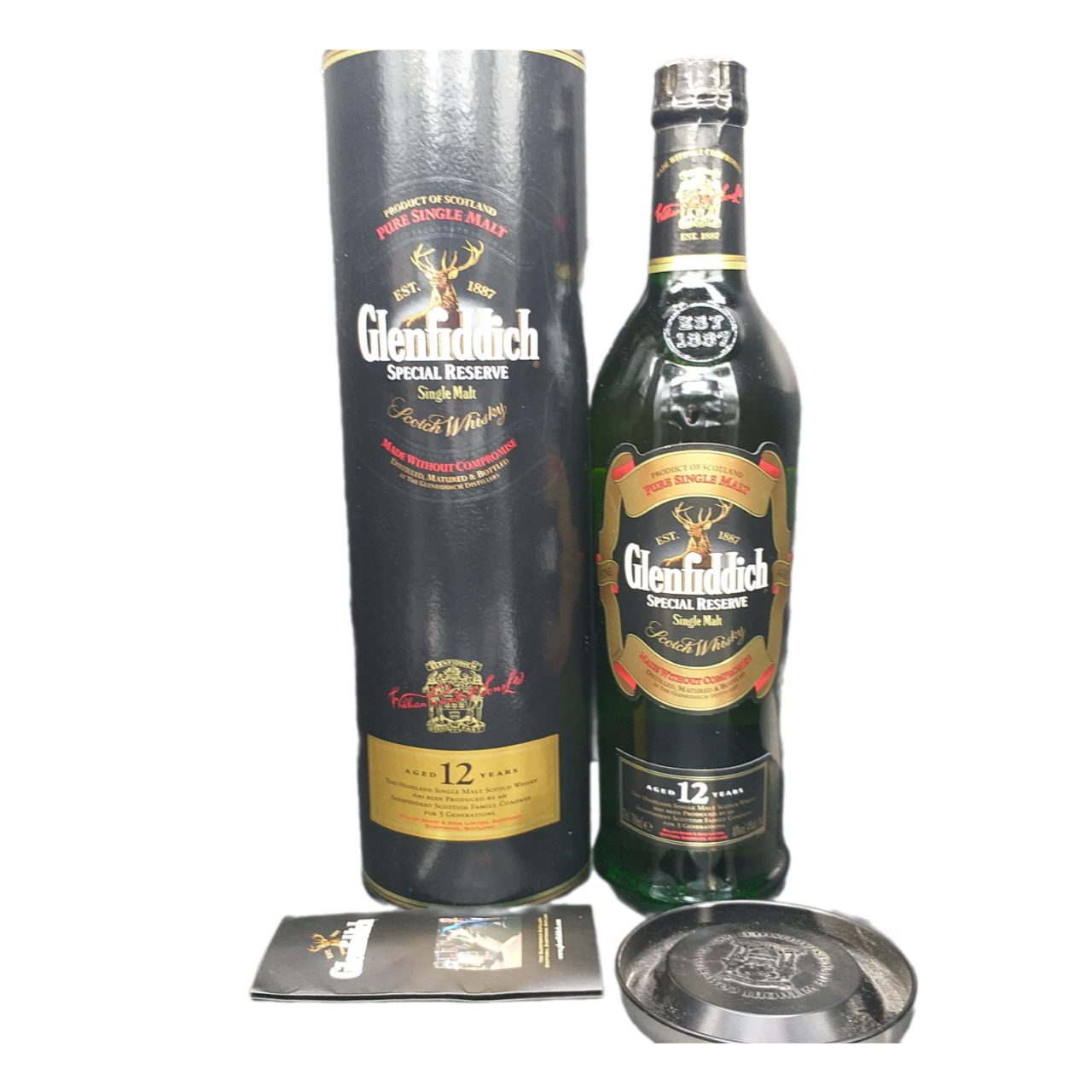 Glenfiddich 12 Jahre Special Reserve Single Malt Scotch Whisky 40% VOL. (1x 0,7ltr.) OVP