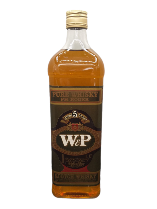 W&P 5 Jahre Pure PH. Roger Whisky 40% VOL. (1x0,7ltr.)