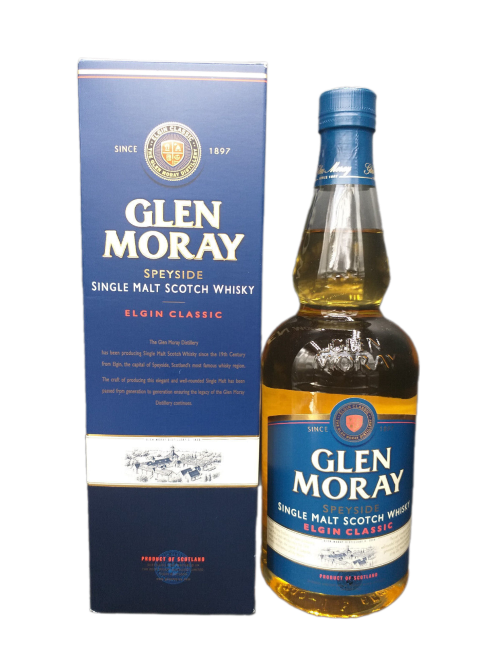 ​Glen Moray Elgin Classic Single Malt Scotch Whisky 40% VOL. (1x0,7ltr.) OVP