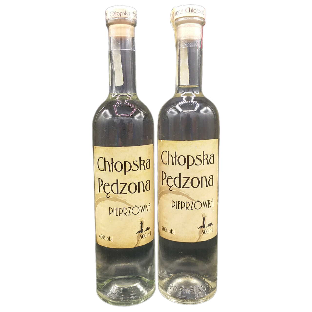 Chtopska Pedzona Pieprzowka Vodka 40% VOL. (2x0,5ltr.) SET