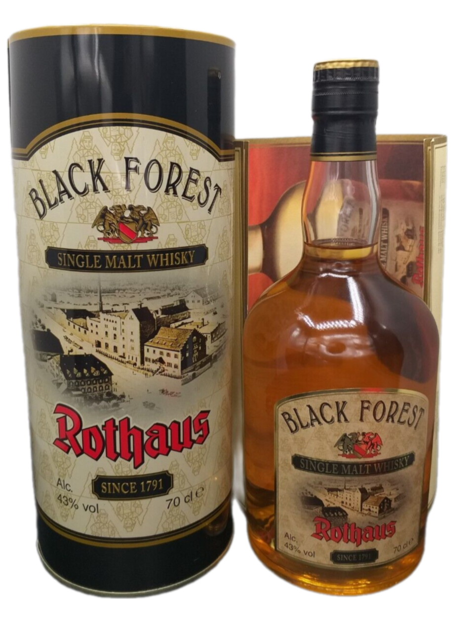 Black Forest 2010/2014 Rothaus 4 Jahre Single Malt Whisky 43% VOL. (1x0,7ltr.) OVP - Bitte Hinweis beachten!