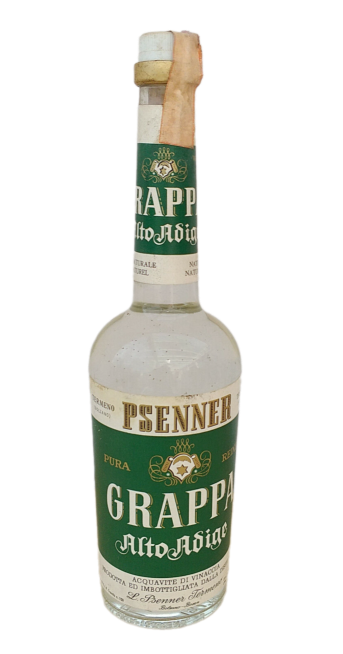 Psenner Alto Adige Pura Grappa 45% VOL. (1x0,75ltr.) Original-Steuerbanderole