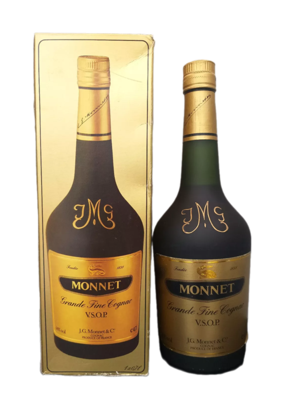 Monnet Grande Fine V.S.O.P. Cognac 40% VOL. (1x0,7ltr.) OVP