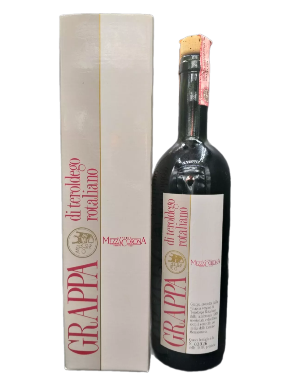 Mezzacorona Grappa di Teroldego Rotaliano 43% VOL. (1x0,7ltr.)