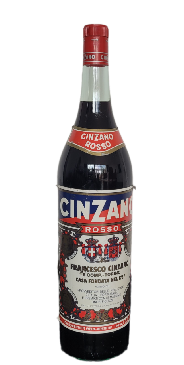 Cinzano Rosso ohne Alkoholangabe (1x3,0ltr.) ital. Wein-Aperitif / Wermut