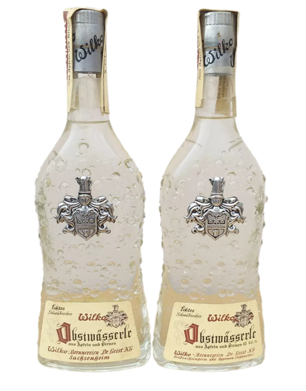Wilko Echt Schwäbisches Obstwässerle aus Äpfel & Birnen 38-40% VOL. (2x0,7ltr.)