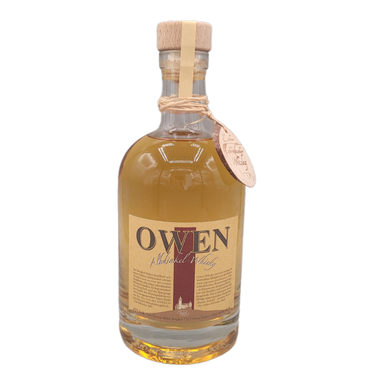 Owen Albdinkel Whisky 43% VOL. (1x0,7ltr.)