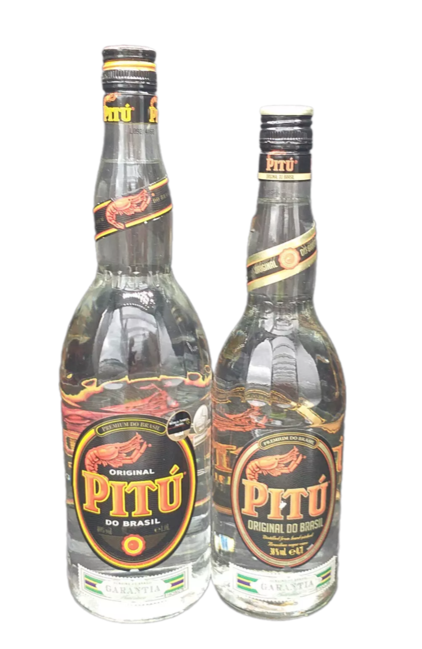 Pitu do Brasil 38-40% VOL. zwei versch. Ausführungen (0,7-1,0ltr.) SET