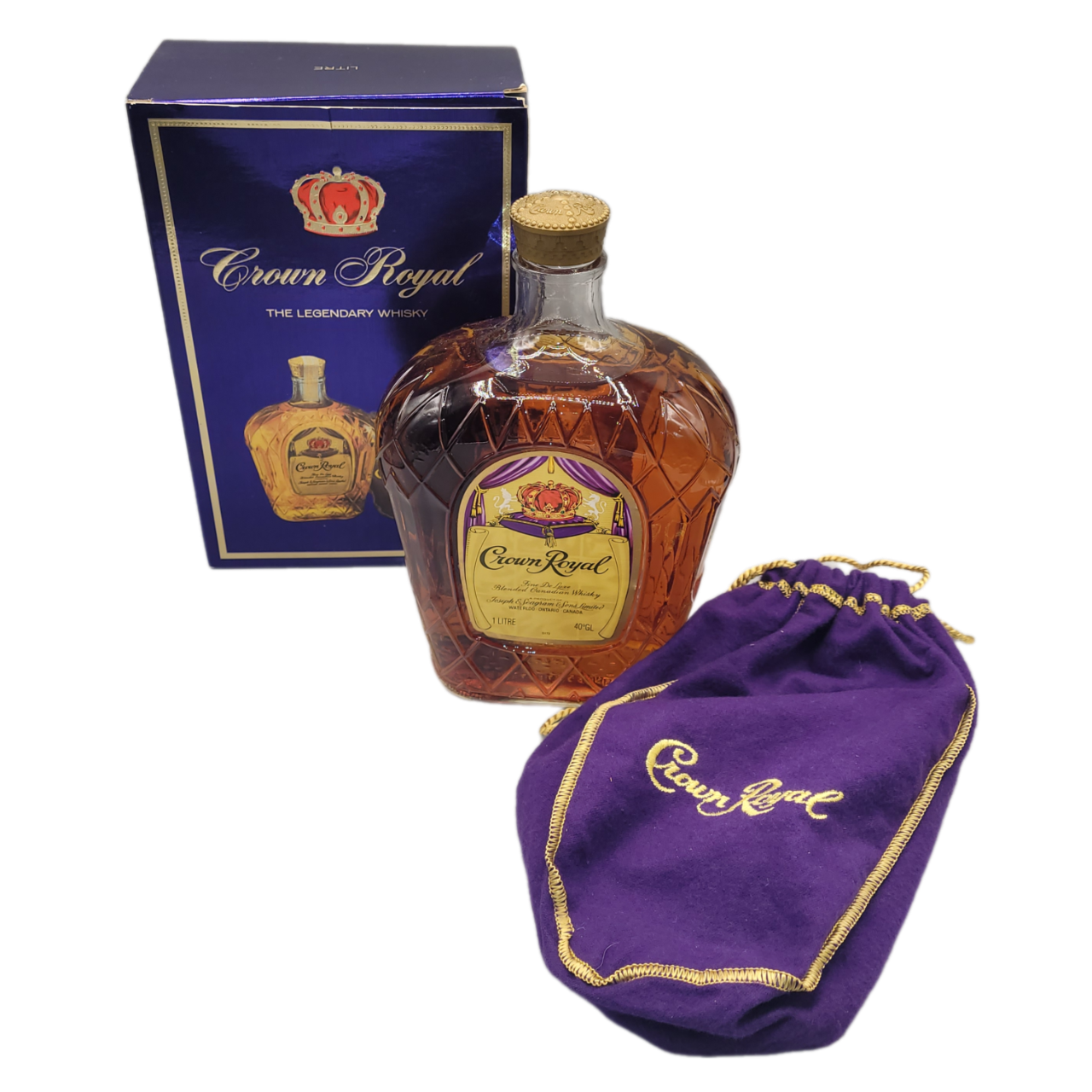 Crown Royal Reserve Blended Canadian Whisky 40% VOL. (1x1,0ltr.) inkl. Säckchen + OVP
