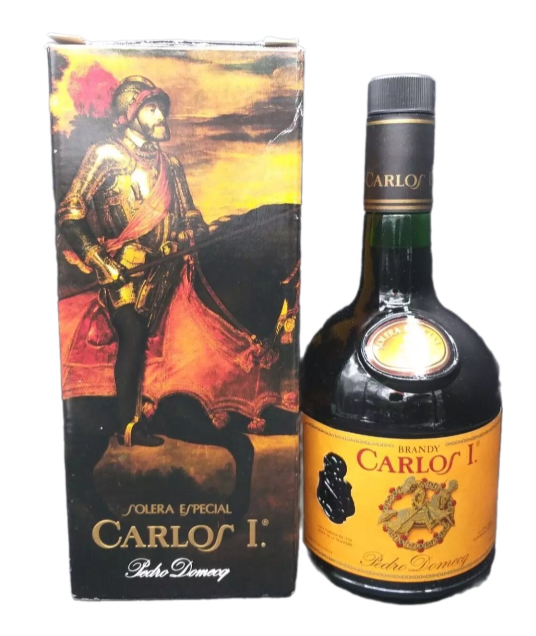 Carlos I Pedro Domecq Solera Especial Brandy 38% VOL. (1x0,75ltr.) OVP