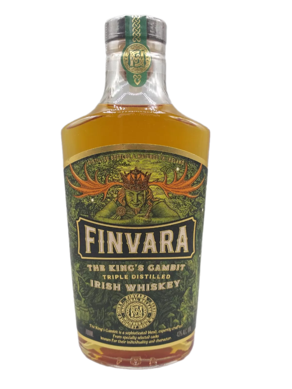 Finvara The King's Cambit Irish Whiskey 43% VOL. (1x0,7ltr.)