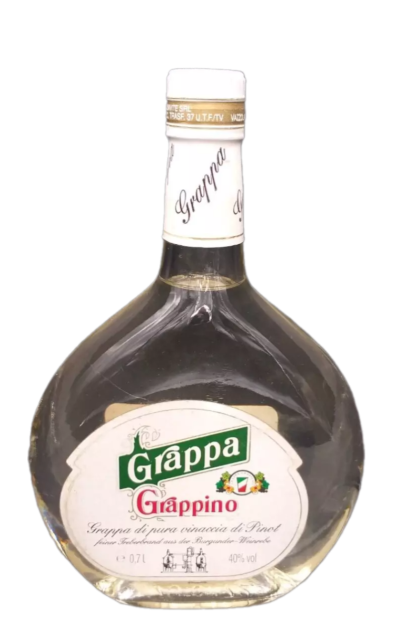 Grappa Grappino di pura vinaccia di Pinot 40% VOL. (1x0,7ltr.)