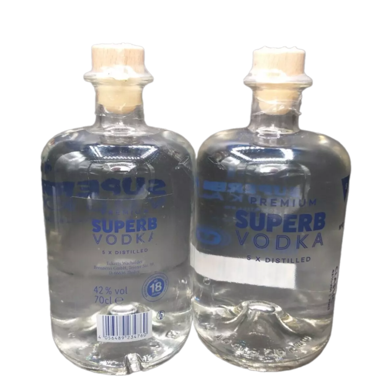 Eckerts Premium Superb Vodka 42% Vol. Classic No. 0 (2x0,7ltr.)