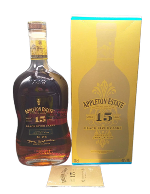 Appleton 15 Jahre Black River Casks Jamaica Rum 43% VOL. (1x0,7ltr.) OVP Appleton 15 Jahre Black River Casks Jamaica Rum 43% VOL. (1x0,7ltr.) OVP
