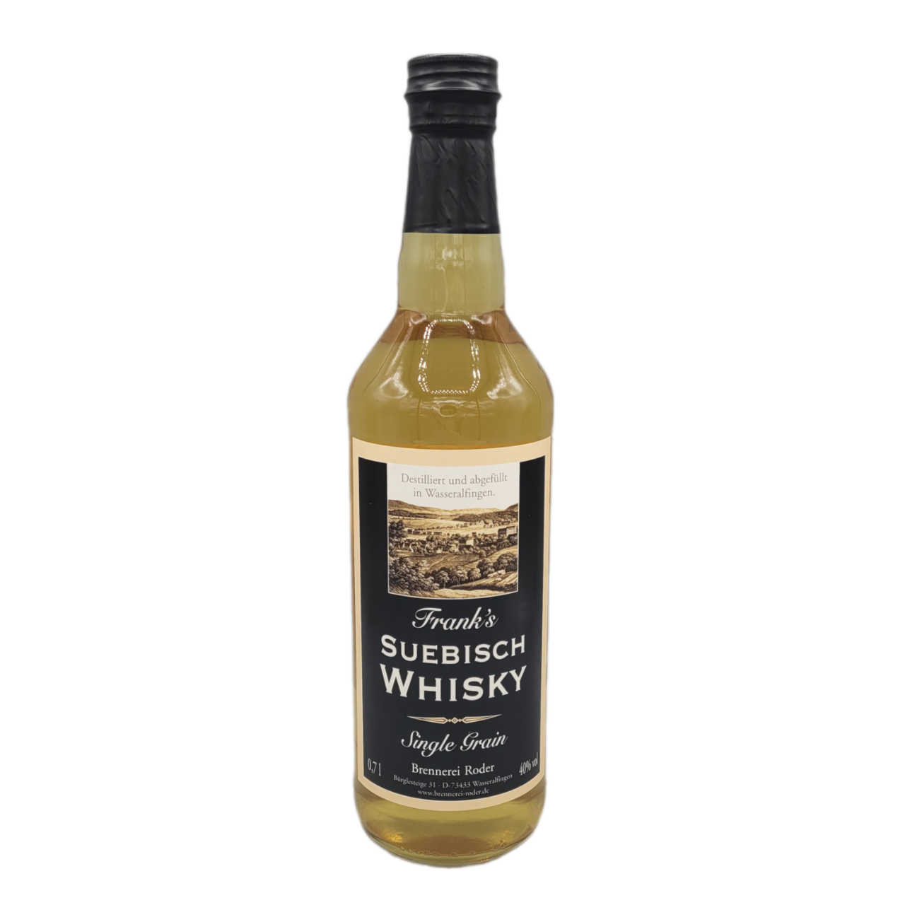 Frank's Suebisch 2007 Single Grain Whisky 40% VOL. (1x0,7ltr.) Limitierte Auflage Bottle 206/345