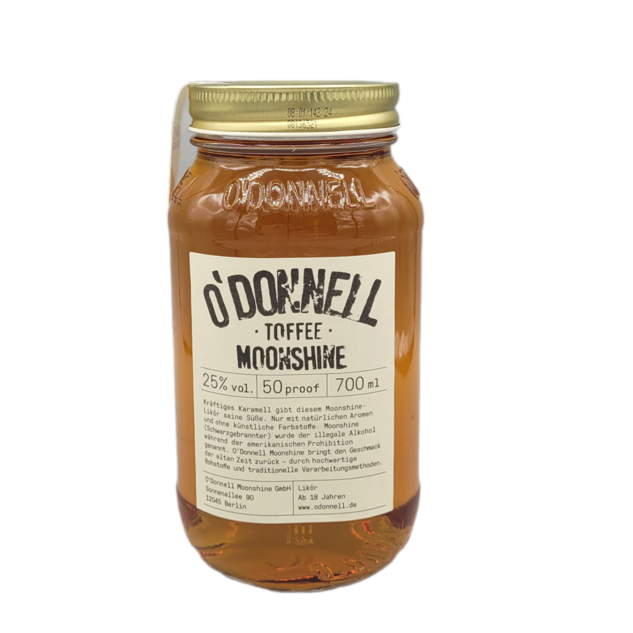 O'Donnell Moonshine Toffee 20% VOL. (1x0,7ltr.)