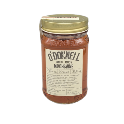 O'Donnell Moonshine Harte Nuss 25% VOL. (1x0,35ltr.) O'Donnell Moonshine Harte Nuss 25% VOL. (1x0,35ltr.)