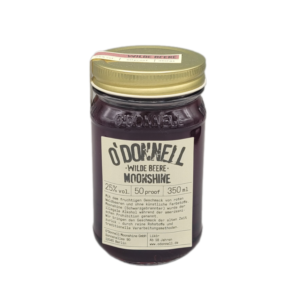 O'Donnell Moonshine Wilde Beere 25% VOL. (1x0,35ltr.)