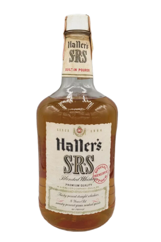 Haller's SRS 8 Jahre Blended Whiskey Special Reserve Stock 43% VOL. (86 Proof) 1x1,75ltr.