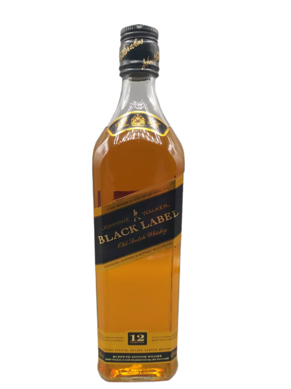 Johnnie Walker Black Label 12 Jahre Blended Scotch Whisky 40% VOL. (1x0,7ltr.)