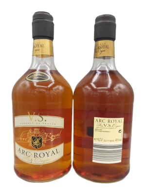 Arc Royal V.S. Cognac 40% VOL. (2x0,7ltr.) SET Arc Royal V.S. Cognac 40% VOL. (2x0,7ltr.) SET