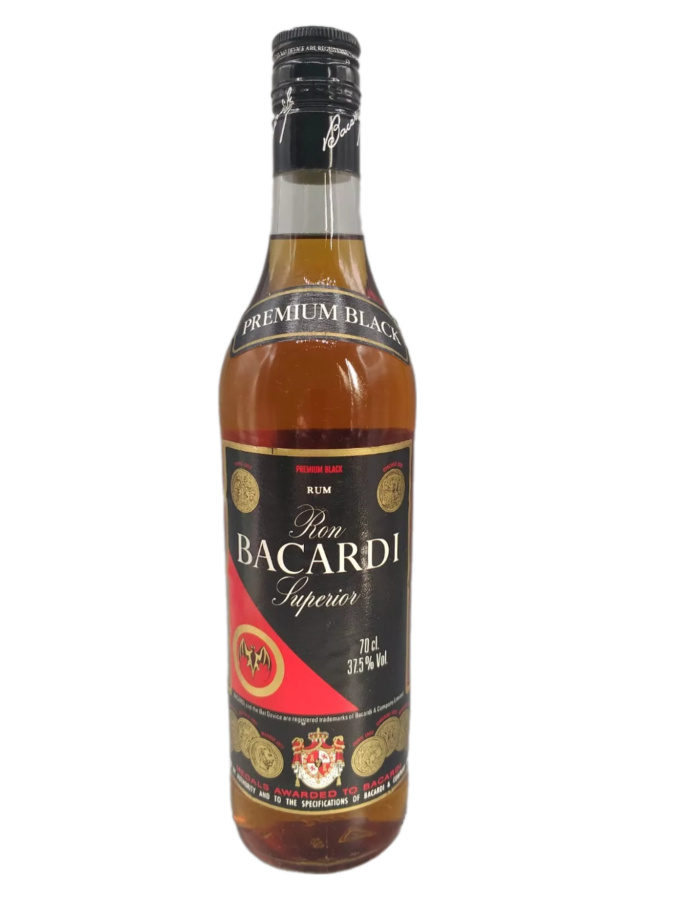 Bacardi Ron Superior Premium Black Rum 37,5% VOL. (1x0,7ltr.)