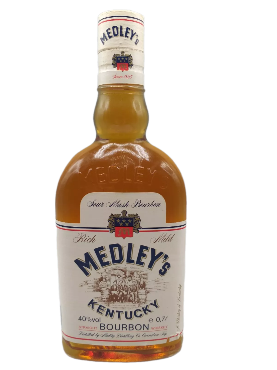 Medley's Kentucky Straight Sour Mash Bourbon Whiskey 40% VOL. (1x0,7ltr.)