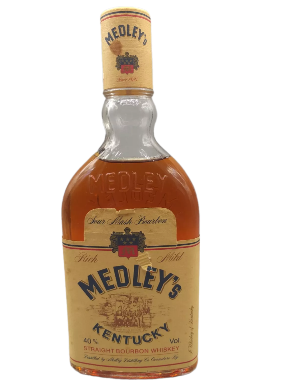 Medley's Kentucky Straight Sour Mash Bourbon Whiskey 40% VOL. (1x0,7ltr.)