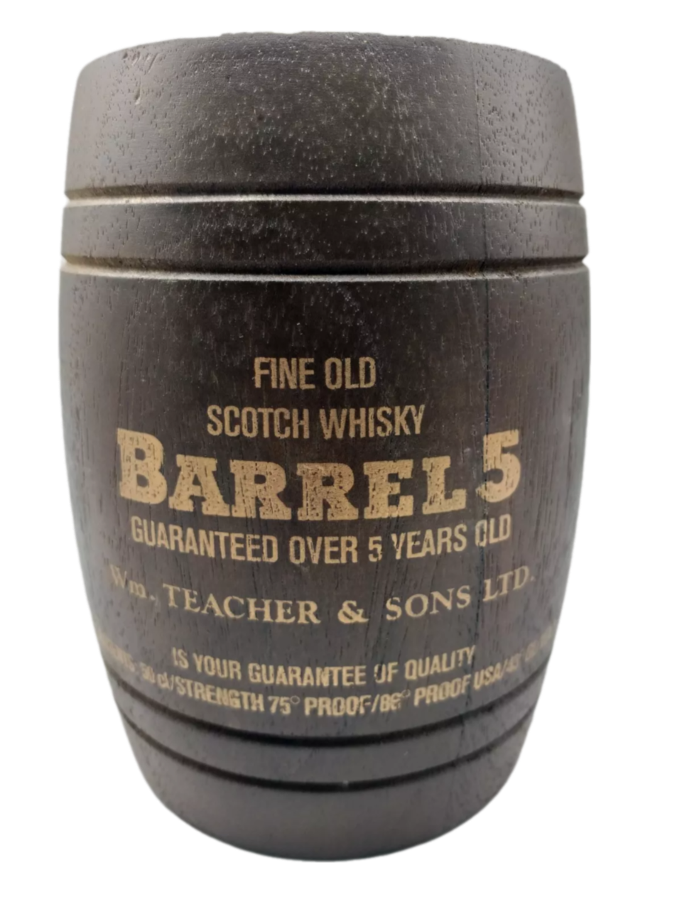 Barrel 5 Teacher & Sons 5 Jahre Fine Old Scotch Whisky 43% VOL. (1x0,5ltr.)