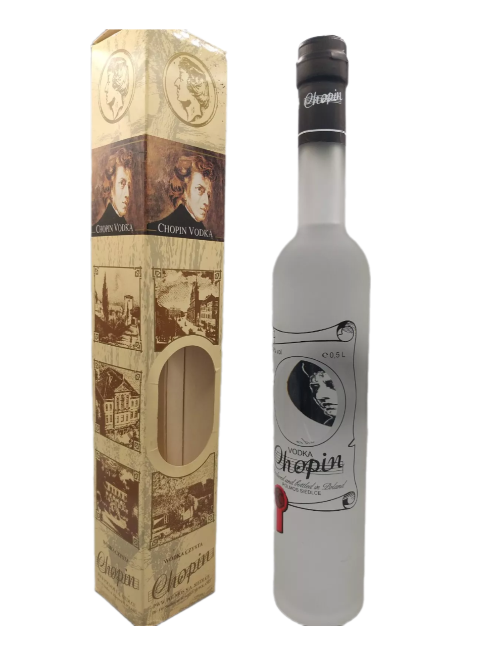 Polmos Chopin Vodka 40% VOL. (1x0,5ltr.) OVP