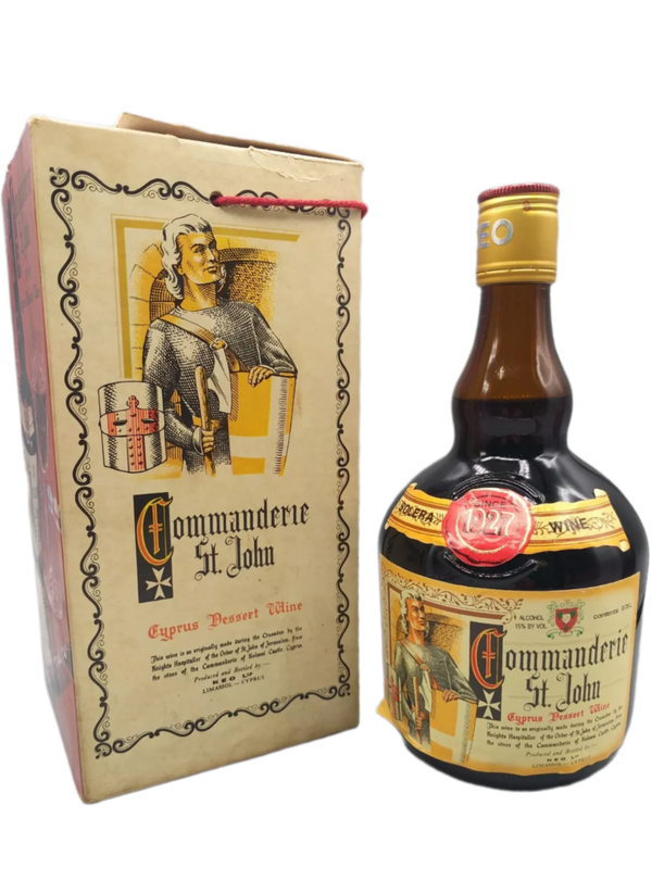 Commanderie St. John Cyprus Dessert Wine 15% VOL. (1x0,75ltr.) OVP Commanderie St. John Cyprus Dessert Wine 15% VOL. (1x0,75ltr.) OVP