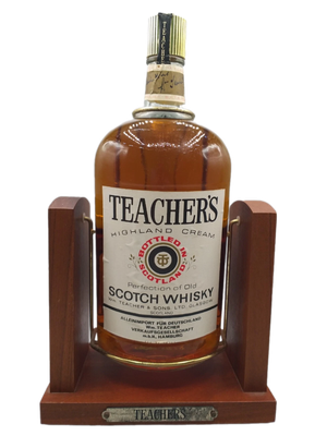 Teacher's Highland Cream Scotch Whisky 43% VOL. (1x1,89tr.) Henkelflasche inkl. Holz-Flaschenwiege Teacher's Highland Cream Scotch Whisky 43% VOL. (1x1,89tr.) Henkelflasche inkl. Holz-Flaschenwiege