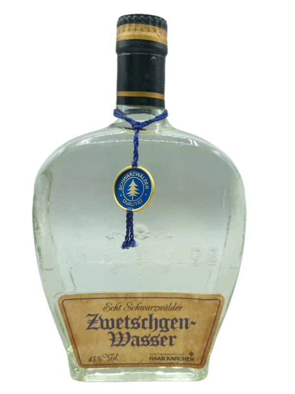Raab Karcher Echt Schwarzwälder Zwetschgen-Wasser 45% VOL. (1x0,7ltr.) Raab Karcher Echt Schwarzwälder Zwetschgen-Wasser 45% VOL. (1x0,7ltr.)