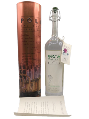 Uvaviva Italiana Di Poli Grappa 40% VOL. (1x0,7ltr.) OVP Uvaviva Italiana Di Poli Grappa 40% VOL. (1x0,7ltr.) OVP