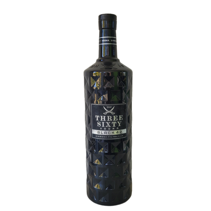 Three Sixty Black 42 Vodka 42% VOL. (1x3,0ltr.) Three Sixty Black 42 Vodka 42% VOL. (1x3,0ltr.)