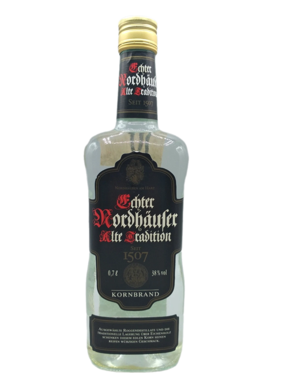 Echter Nordhäuser Alte Tradition Kornbrand 38% VOL. (1x0,7ltr.)