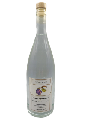 Fränkisches Zwetschgenwasser 40% VOL. (1x1,0ltr.) Fränkisches Zwetschgenwasser 40% VOL. (1x1,0ltr.)