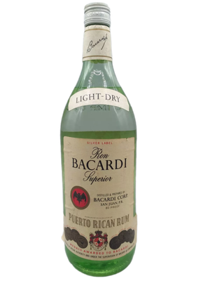 Ron Bacardi Silver Label Superior Light-Dry Rum 40% VOL. (1x1,18ltr.) Ron Bacardi Silver Label Superior Light-Dry Rum 40% VOL. (1x1,18ltr.)