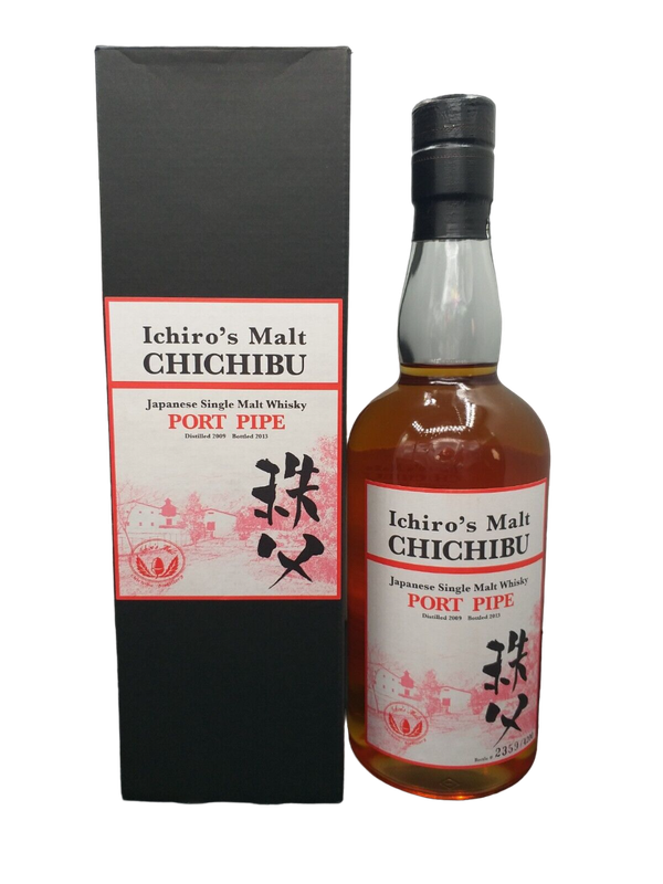Ichiro's Malt Chichibu Port Pipe Whisky 2009/2013 Japan 54,5% VOL. Bottle 2350/4200 (1x0,7ltr.) OVP Ichiro's Malt Chichibu Port Pipe Whisky 2009/2013 Japan 54,5% VOL. Bottle 2350/4200 (1x0,7ltr.) OVP