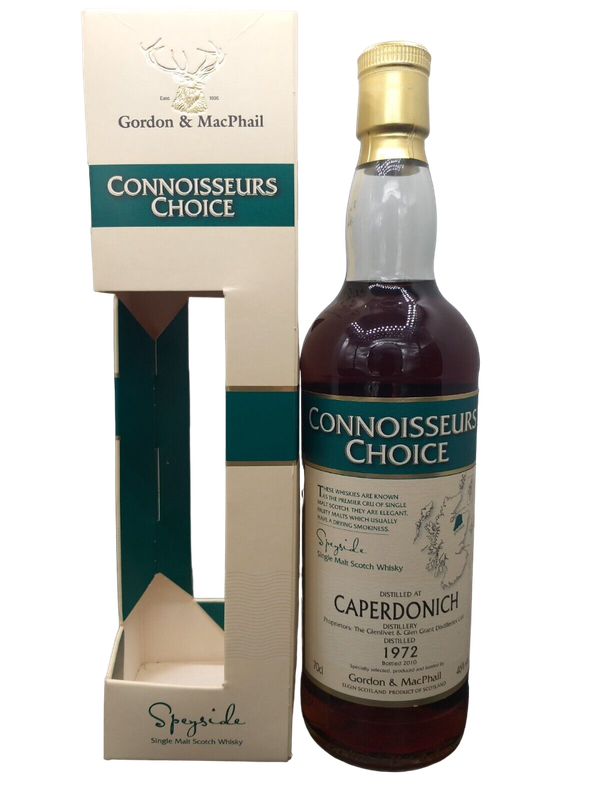 Gordon & MacPhail CAPERDONICH 1972/2010 Speyside Single Malt Scotch Whisky 46% VOL. (1x0,7ltr.) OVP Gordon & MacPhail CAPERDONICH 1972/2010 Speyside Single Malt Scotch Whisky 46% VOL. (1x0,7ltr.) OVP
