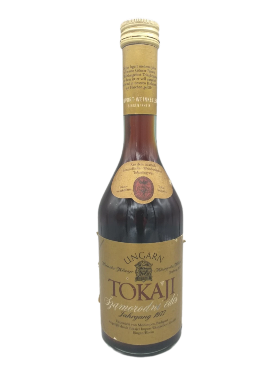 Tokaji 1977 Szamorodni Edes (1x0,5ltr.) ohne Alkoholangabe