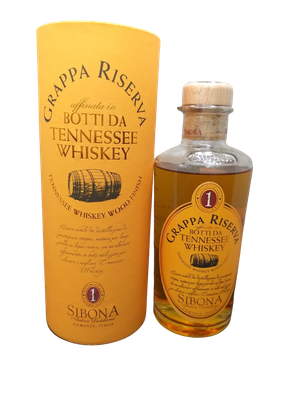 Sibona Grappa Riserva Botti da Tennessee Whiskey 40% VOL. (1x0,5ltr.) OVP