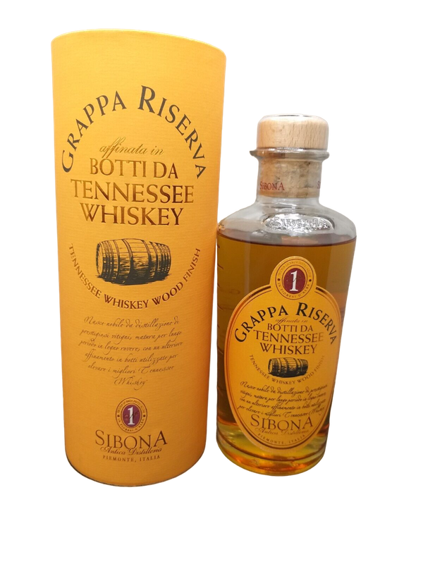 Sibona Grappa Riserva Botti da Tennessee Whiskey 40% VOL. (1x0,5ltr.) OVP