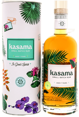 Kasama 7 Jahre Small Batch Rum Philippinen 40% VOL. (1x0,7ltr.) inkl. Giftbox
