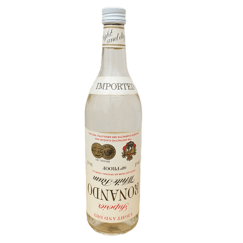 Ronando Superior White Rum Imported 40% VOL. (1x0,7ltr.) FEHLDRUCK / SAMMLERFLASCHE