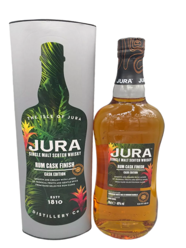 Jura Single Malt Scotch Whisky Rum Cask Finish 40% VOL. (1x0,7ltr.) OVP