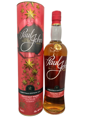 Paul John 2020 Indian Single Malt Whisky 46% VOL. Christmas Edition (1x0,7ltr.) OVP