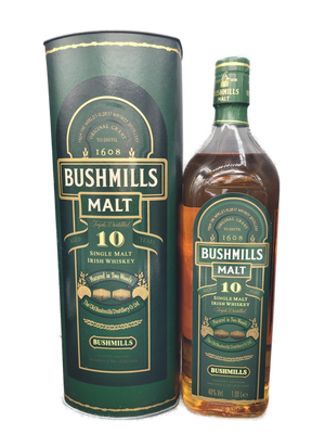Bushmills 10 Jahre Single Malt Irish Whiskey 40% VOL. (1x1,0ltr.) OVP