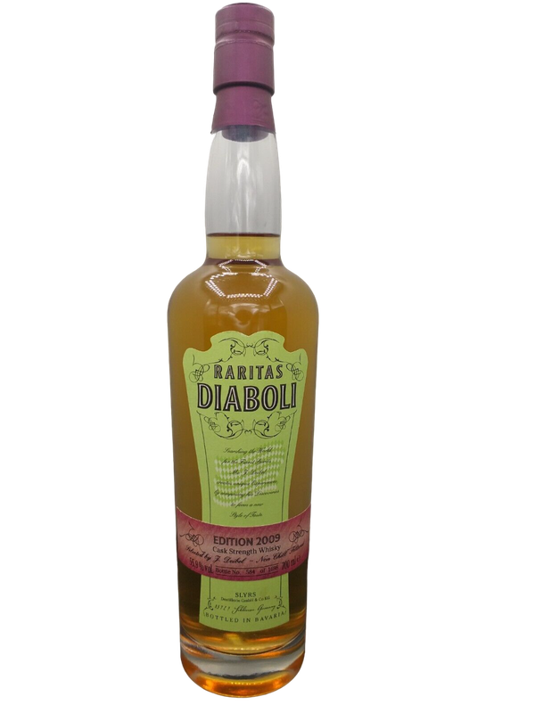 Raritas Diaboli Cask Strength Whisky 55,9% VOL. Edition 2009 (1x0,7ltr.) 584/1698 Bottles